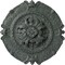 Ekena Millwork Southampton Ceiling Medallion, Hand-Painted Athenian Green Crackle, 16 1/2"OD x 2 3/8"P CM16SOAGC - alternate 1